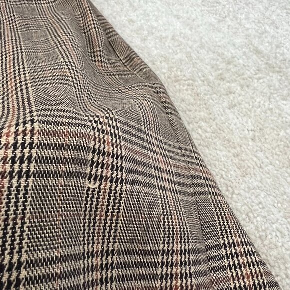 Sunhee Moon Cotton Plaid Midi Skirt 2 - Picture 7 of 9